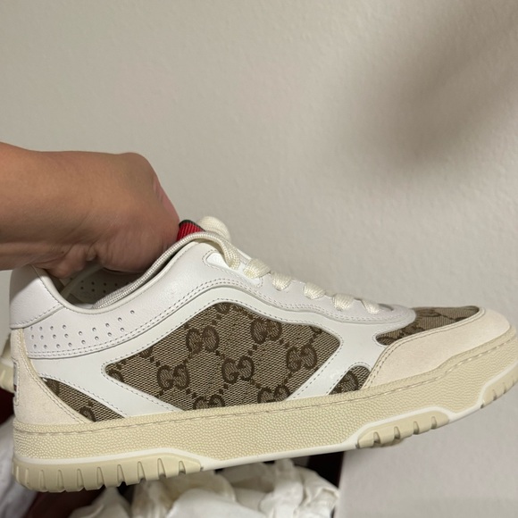 GUCCI RE-WEB MIX MEDIA WOMEN’S SNEAKERS - Picture 16 of 16